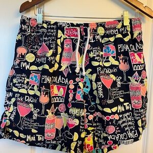 Lilly Pulitzer Drinks on Me Men’s Swim Trunks Sz M